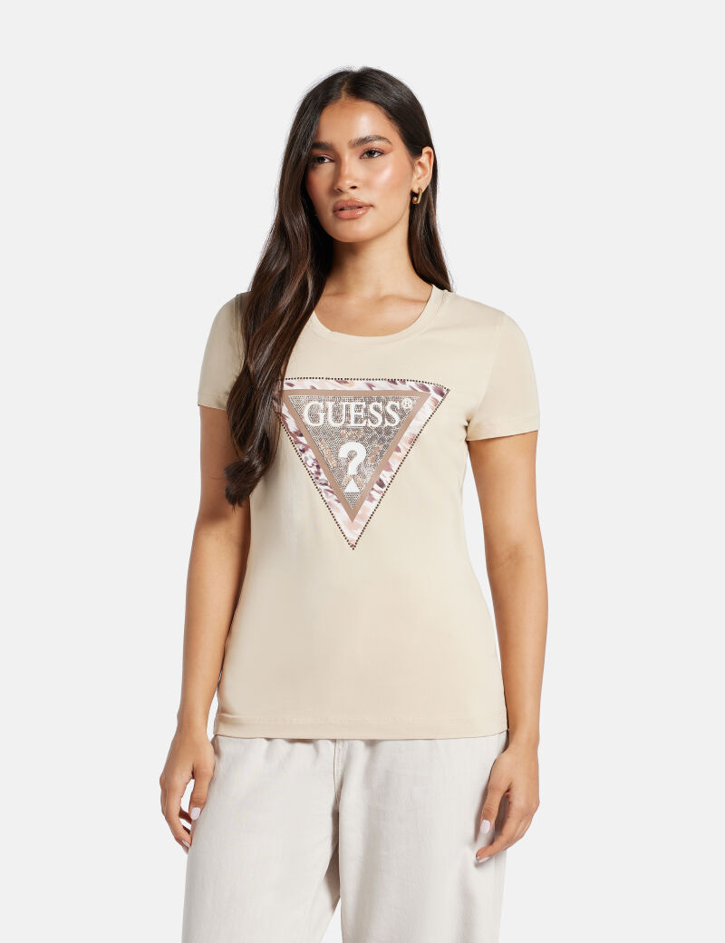 Animalier triangle logo T-shirt