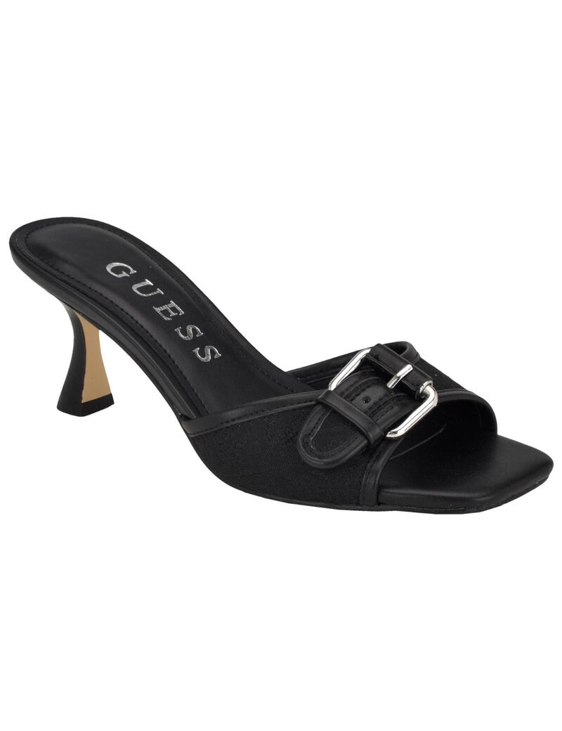 Dista Mid Heel Open Toe with Buckle Sandals 