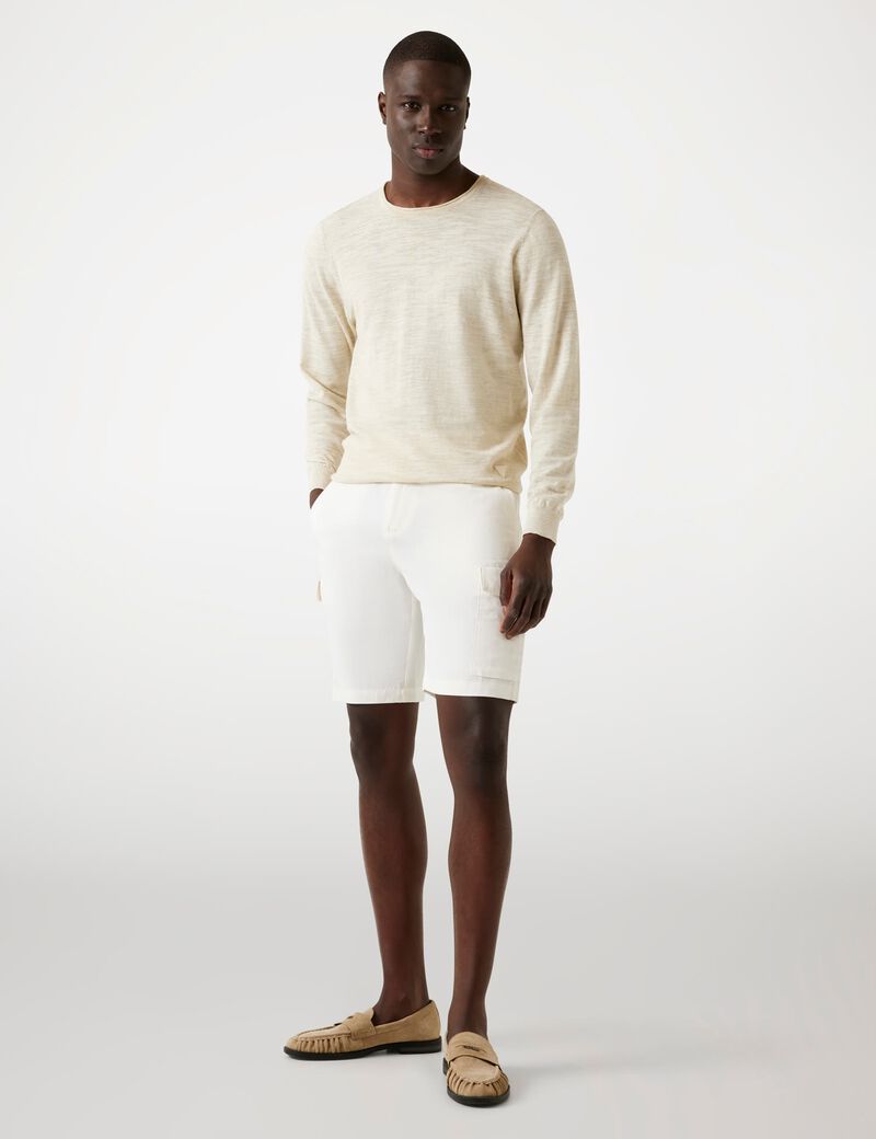 Twill cargo shorts