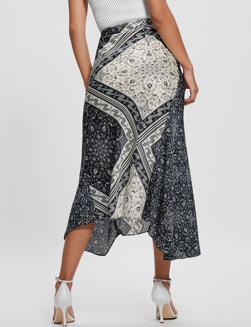 All Over Print Long Skirt