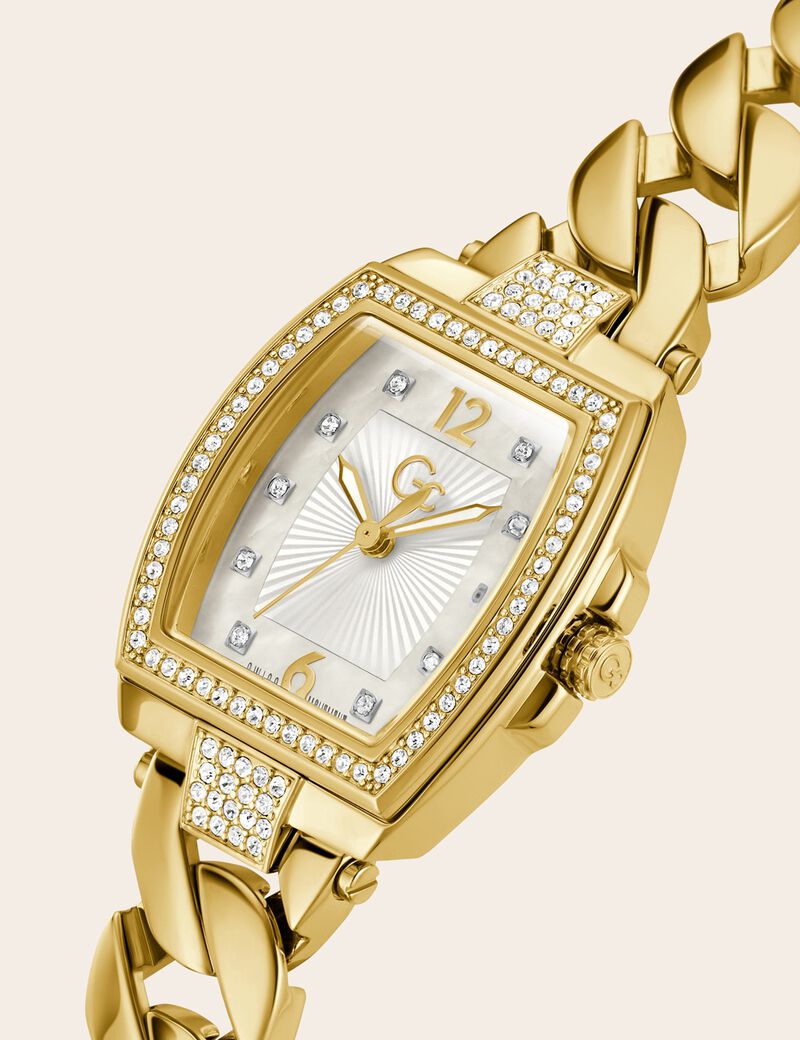 Gc steel analogue watch