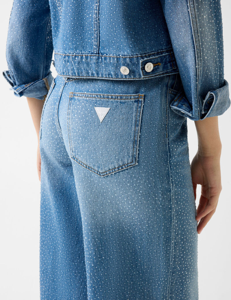 guess alba rhinestones jeans