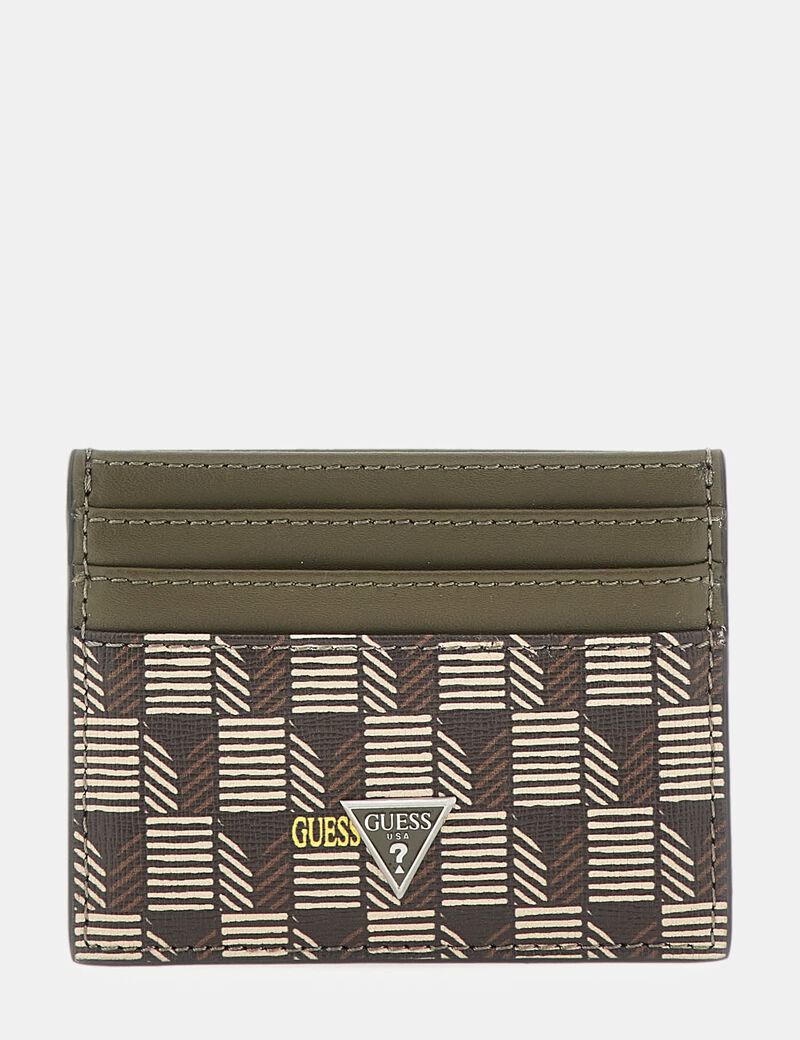 Mito geometric print card holder