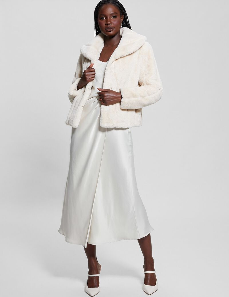Faux fur jacket