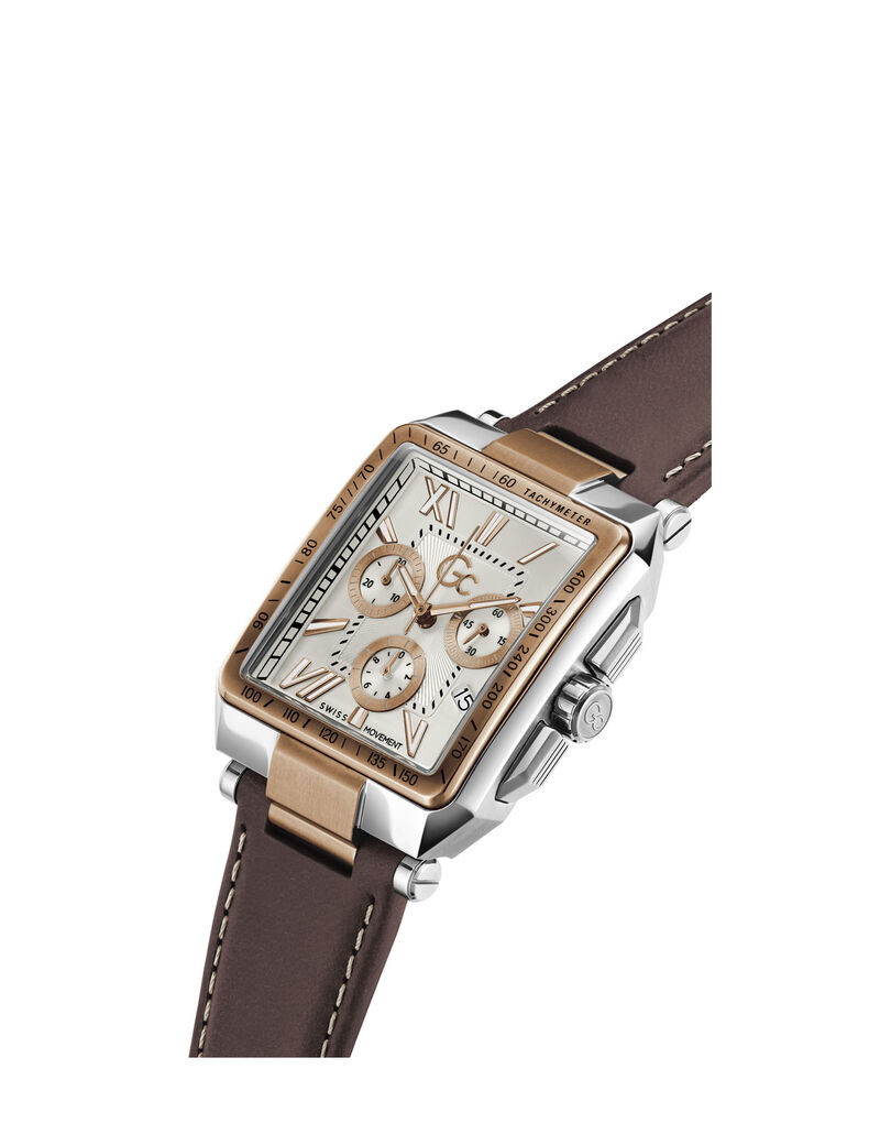 Gc Rectangle Multi-Function Watch