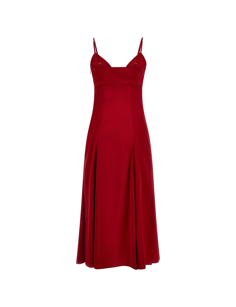 Satin Long Dress