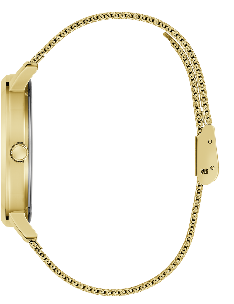 Mens Gold Tone Analog Watch
