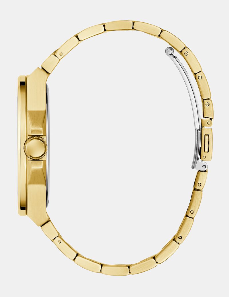 Mens Gold Tone Analog Watch