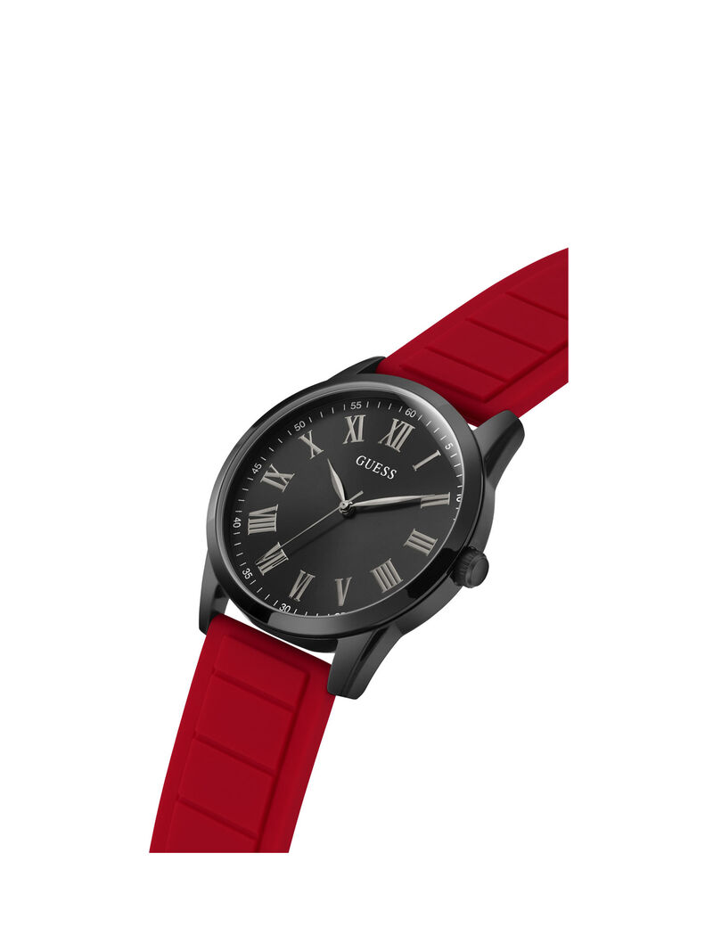 Red Analog Watch
