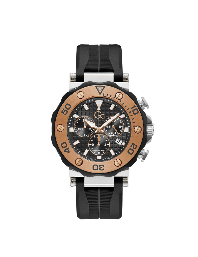 Gc Silver And Gold Mens Watch Gc Silver And Gold Mens Watch