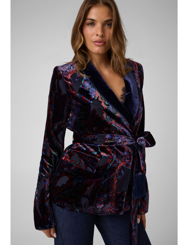 guess marciano belted blazer