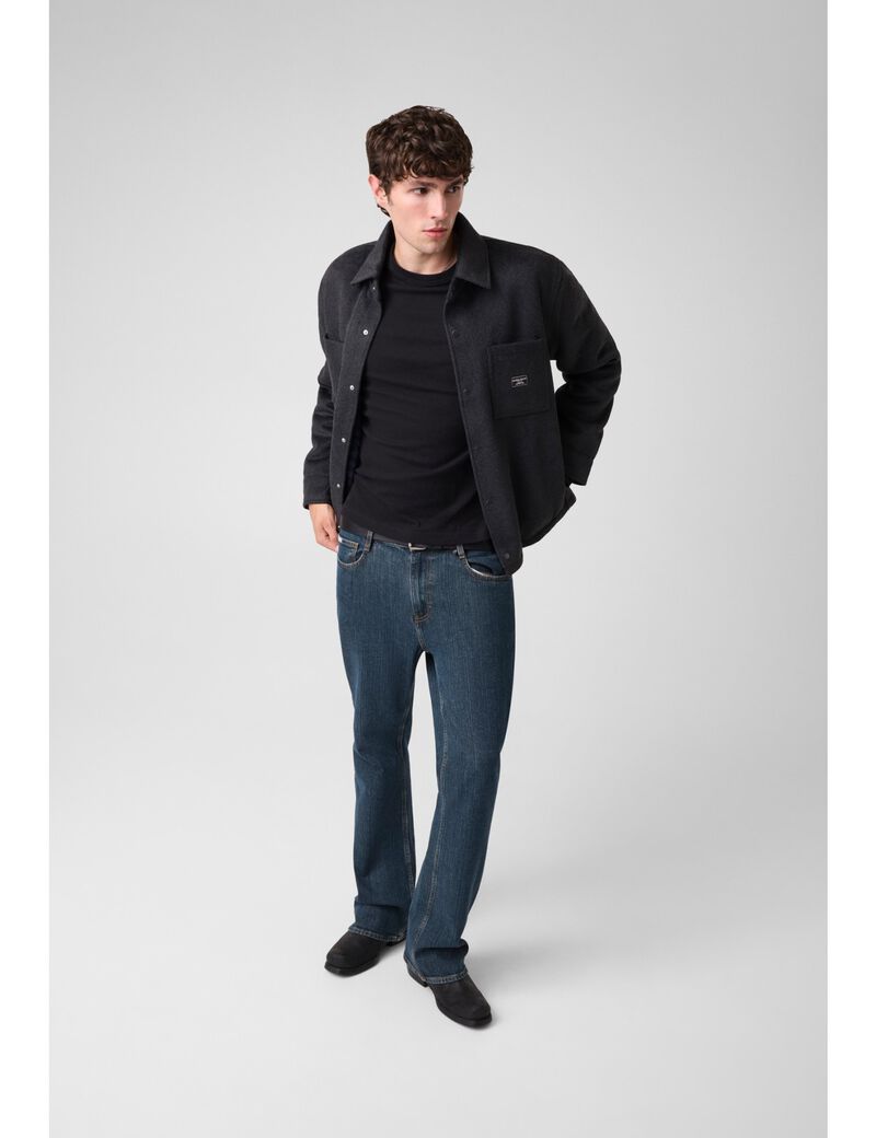 guess padded wool jacket