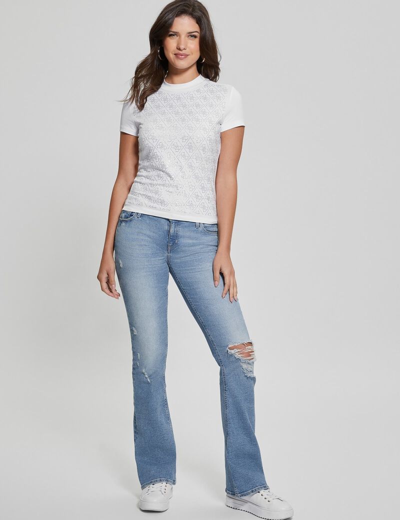 guess 4g logo t shirt