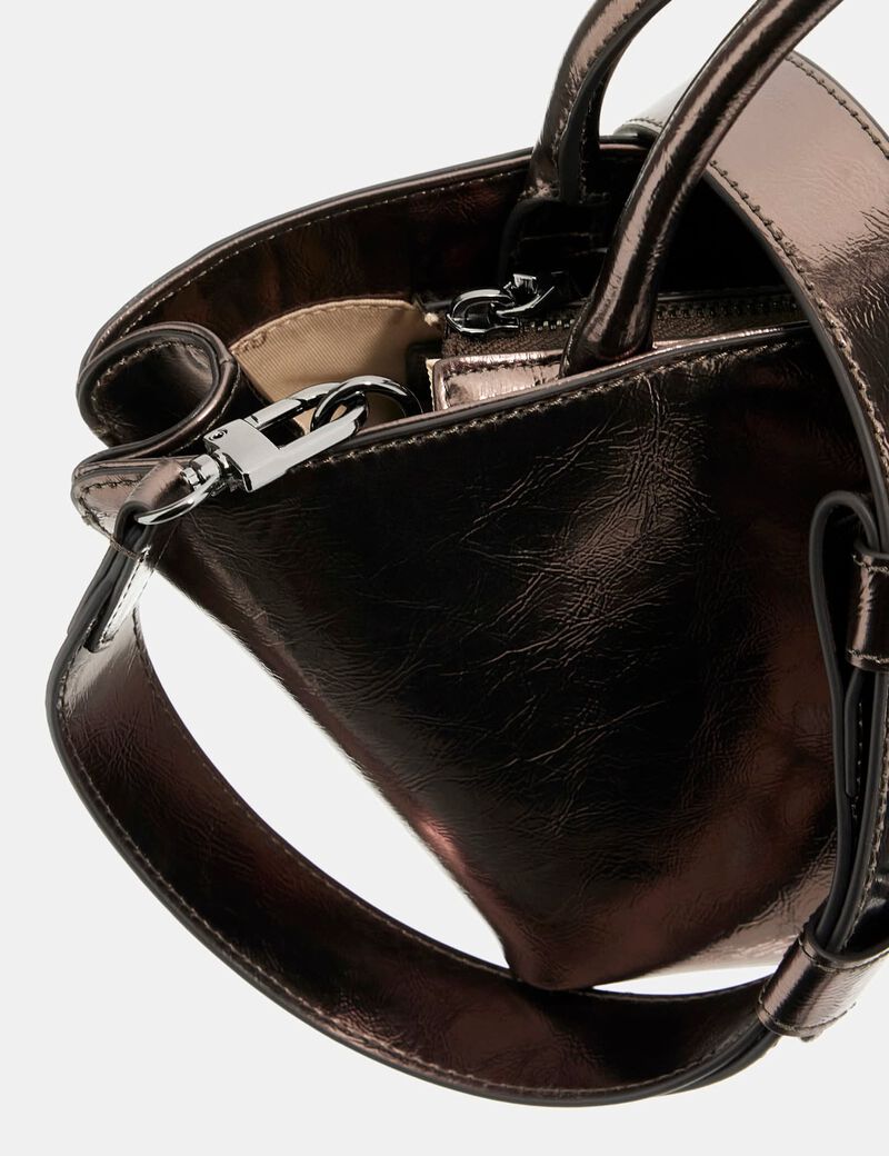 Bolena laminated handbag