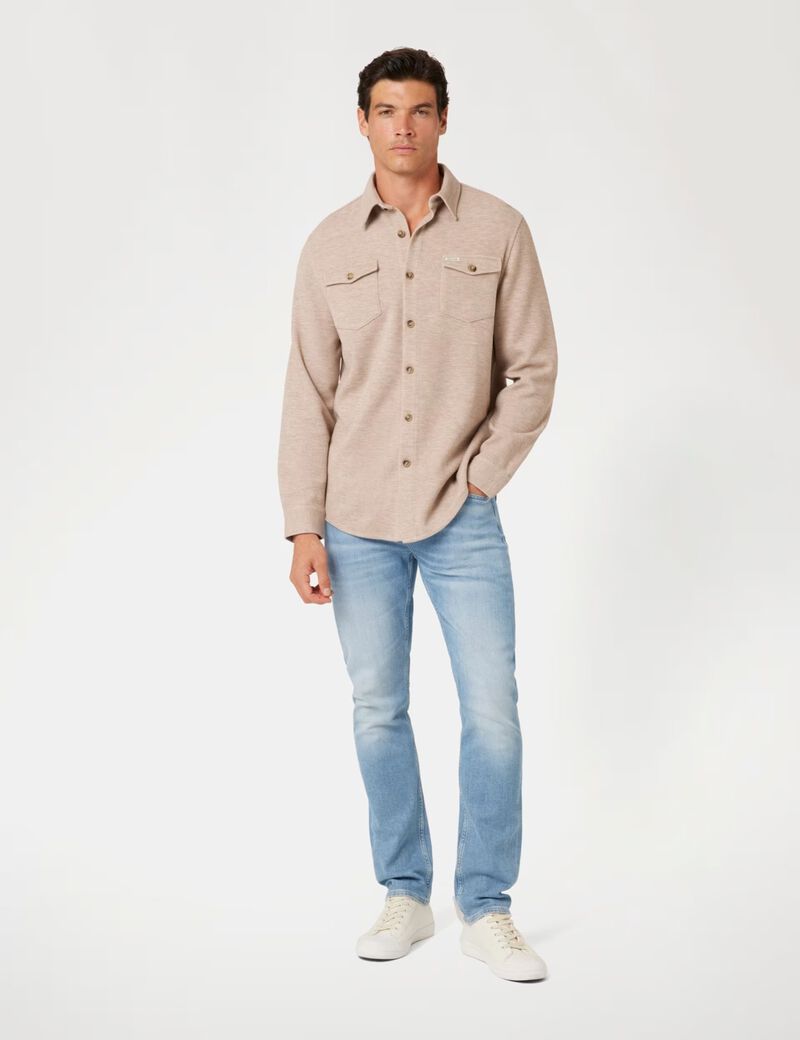 Wool blend shirt