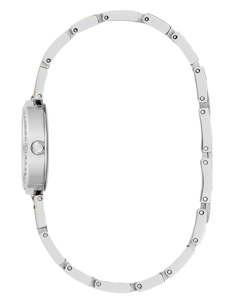 ساعة كوارتز تناظرية من الستانلس ستيل بلونين