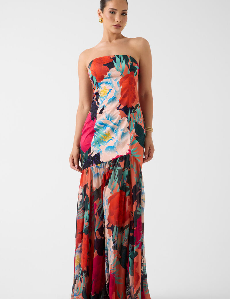 Marciano strapless maxi dress