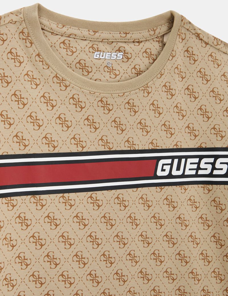 4G logo print stretch t-shirt