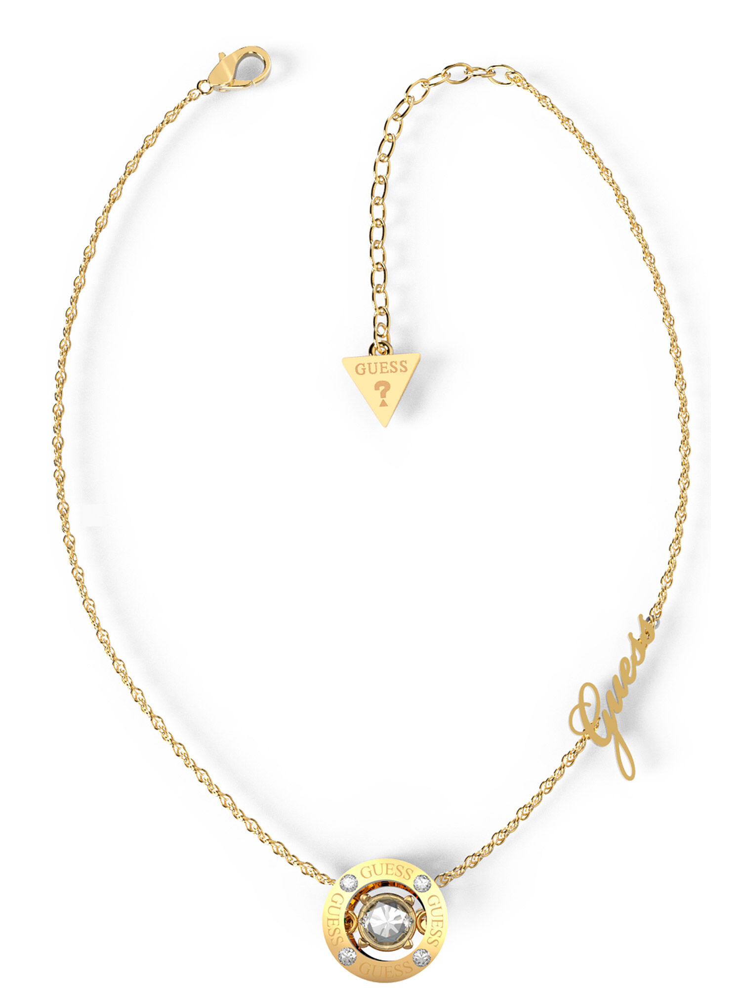 Guess charm necklace discount