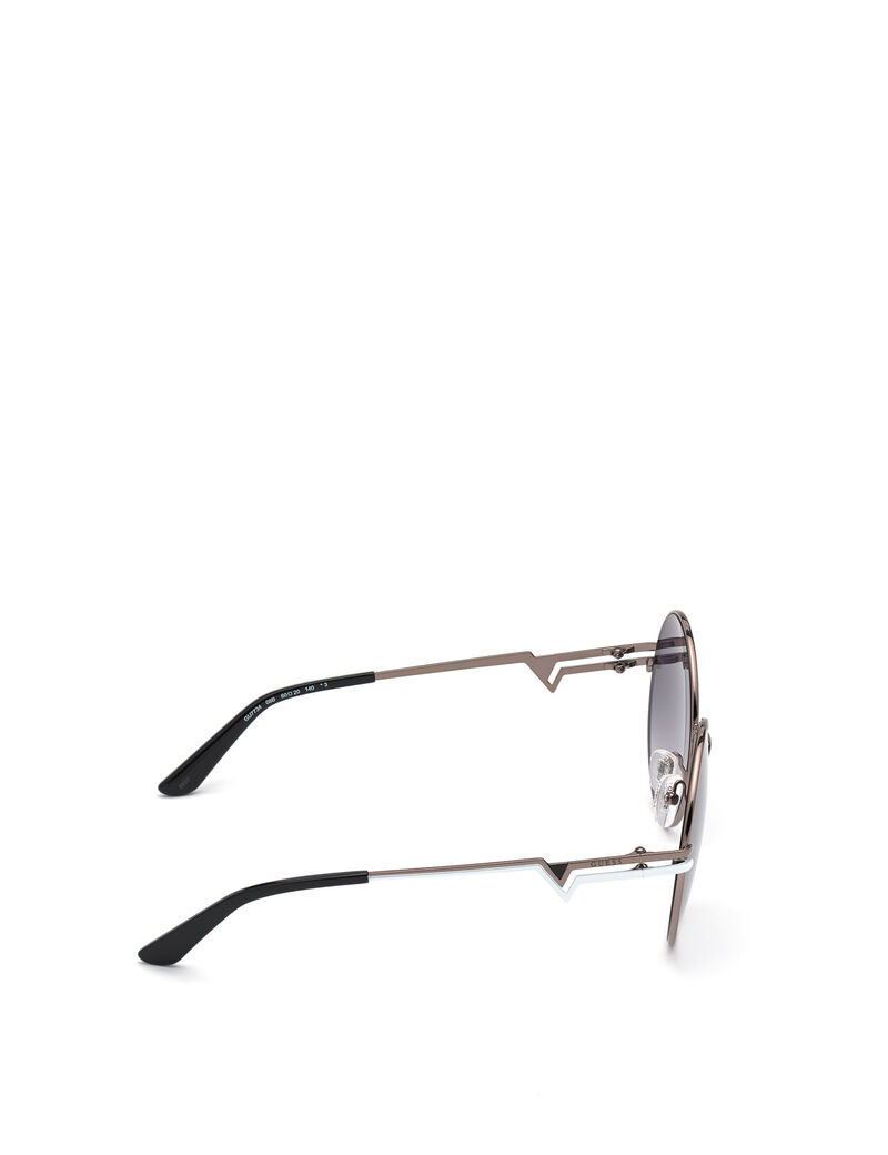 نظارة شمسية بعدسات دائرية