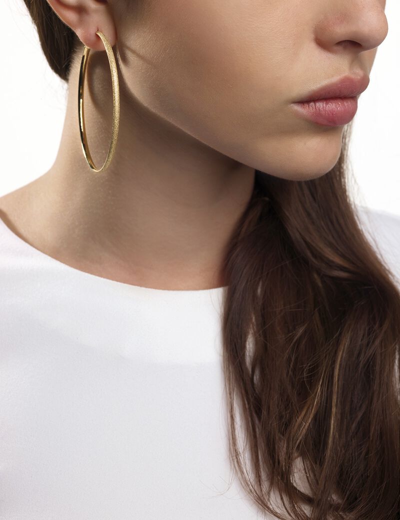 Gold Large Hoop Earrings