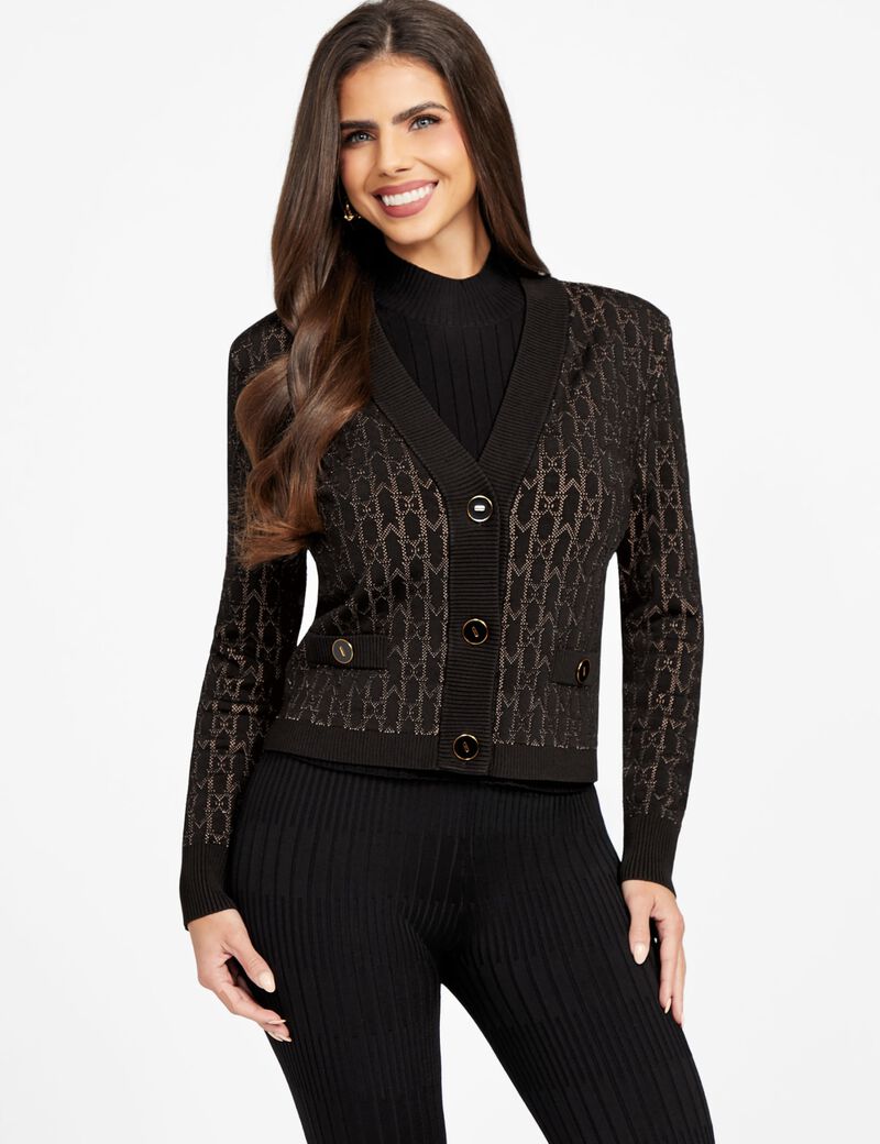 Marciano logo cardigan