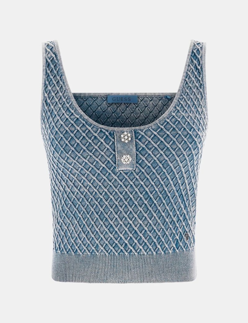 Textured sweater top