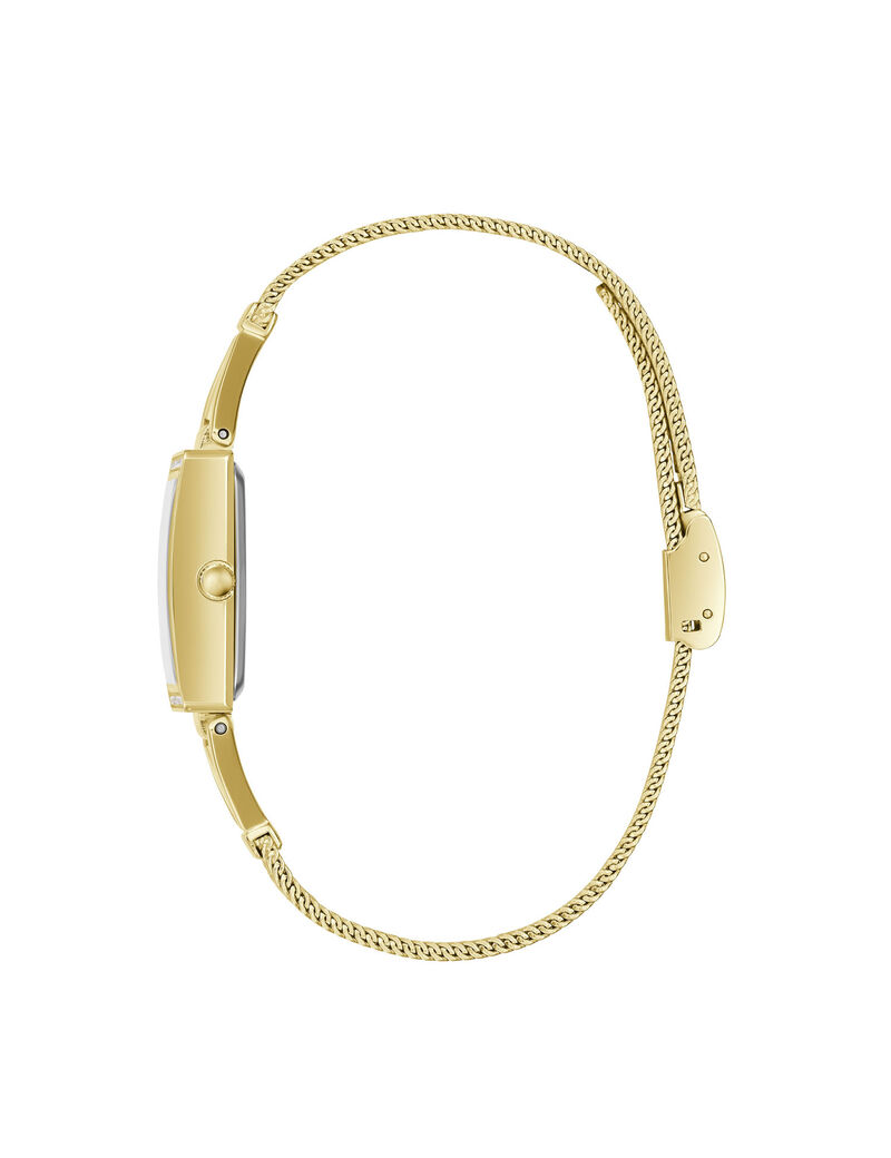 Gold Mesh Analog Watch