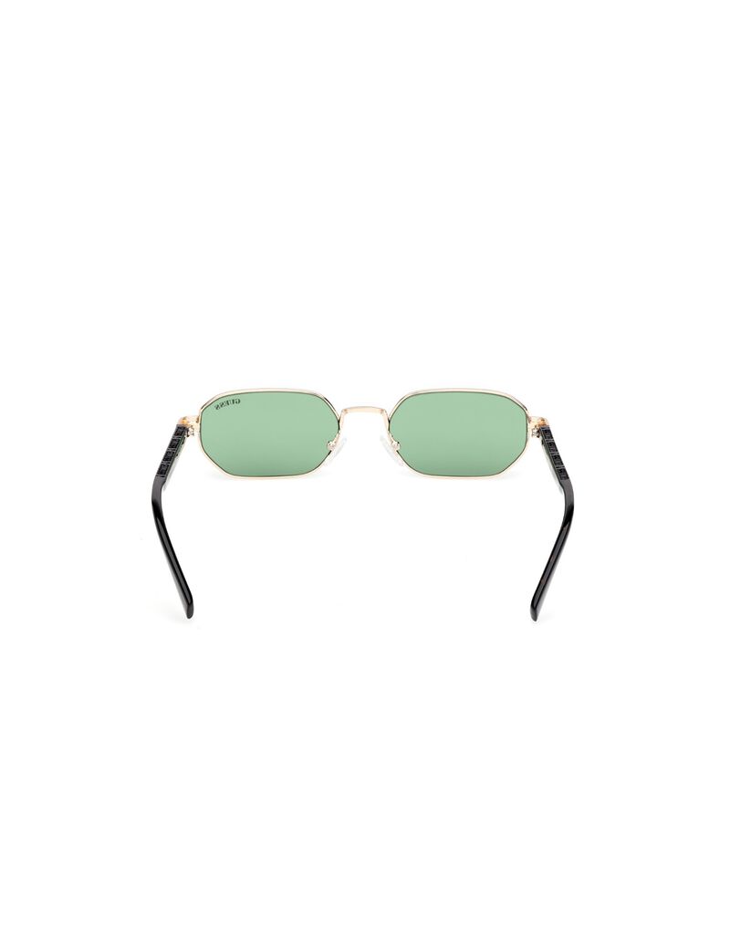 Geometric full rim sunglasses