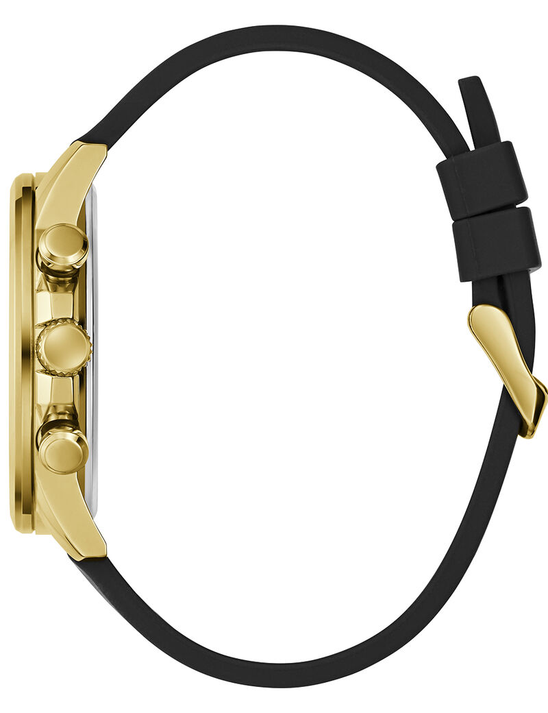 guess mens black multi function watch
