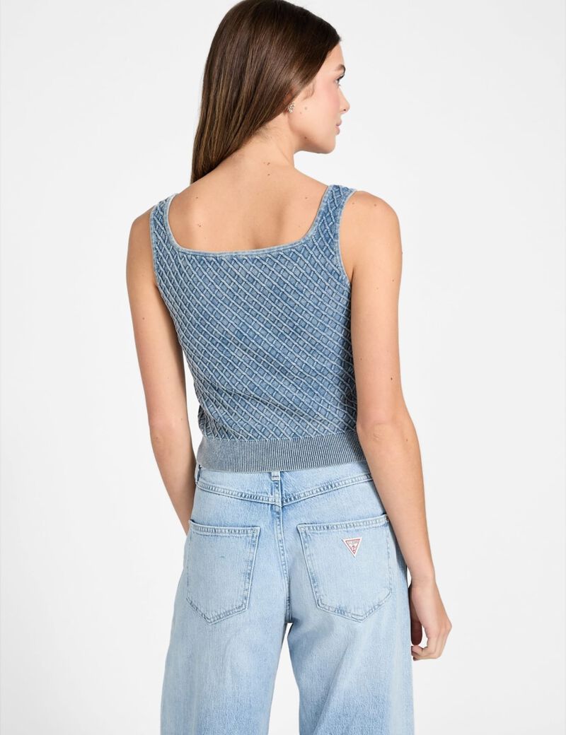 Textured sweater top