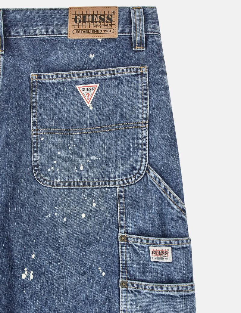 Carpenter denim shorts