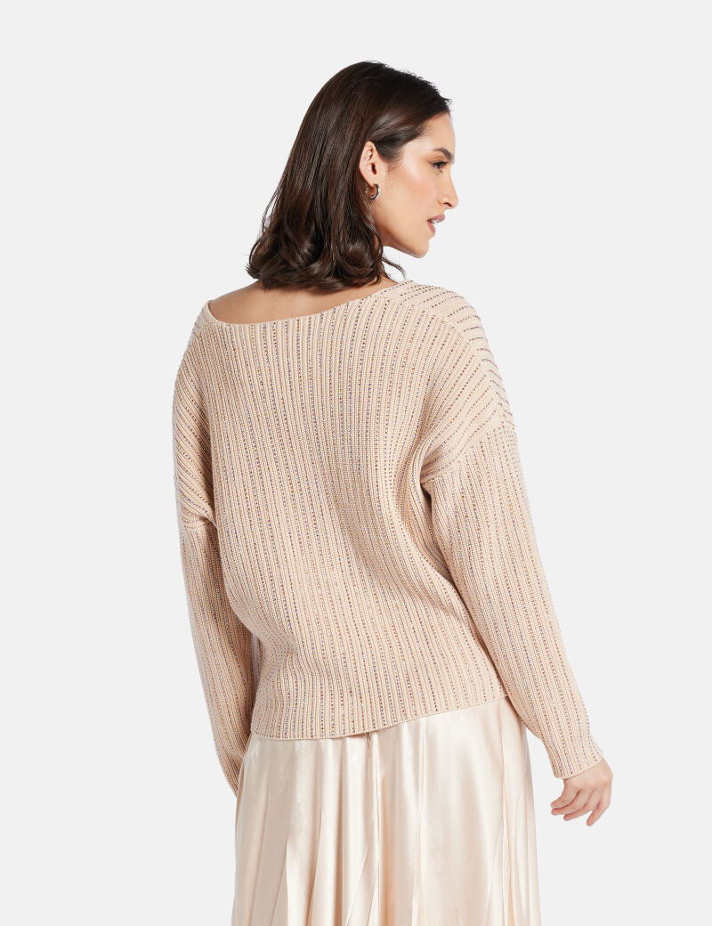 Rhinestone sweater