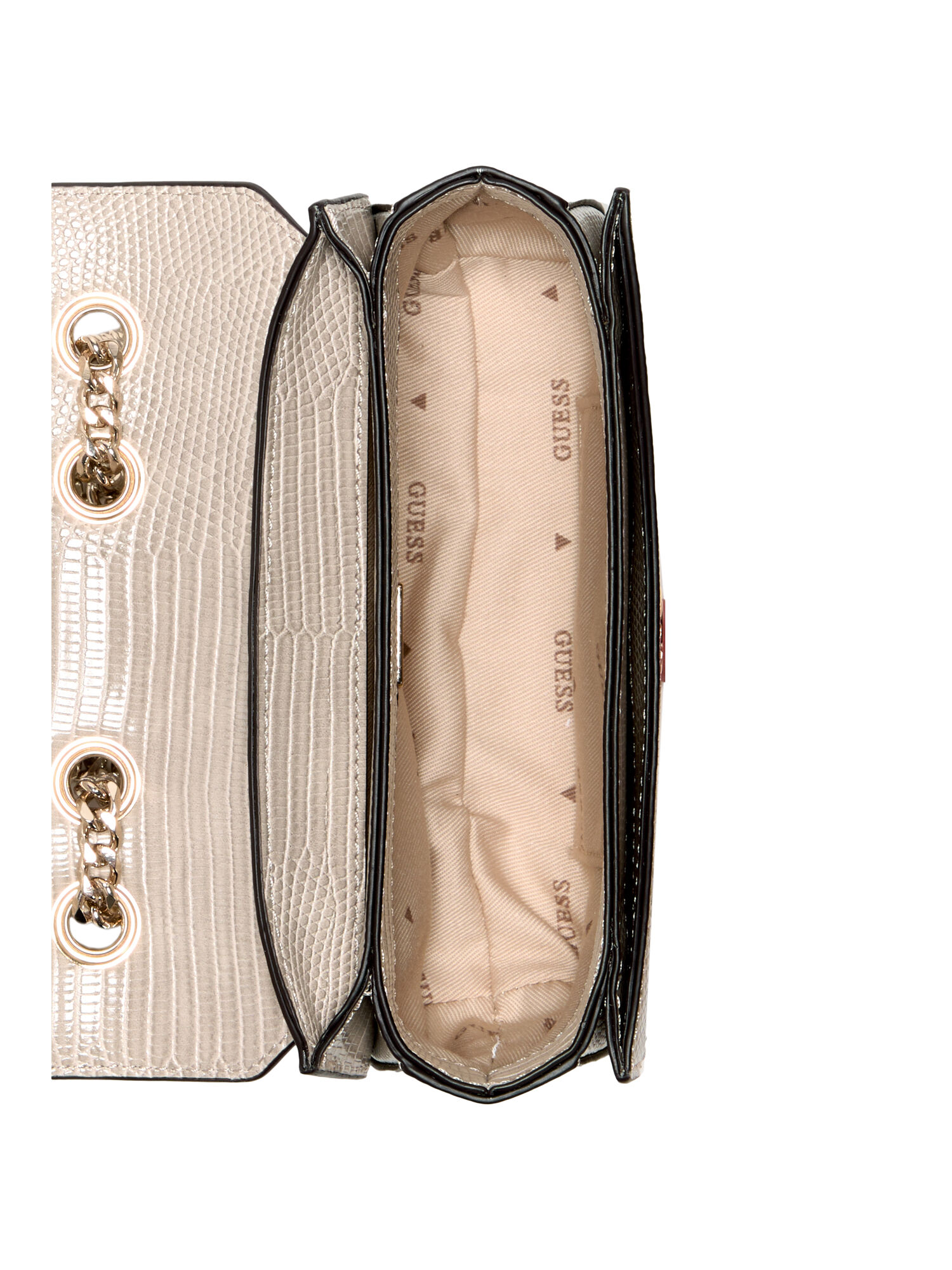 ★TOUT Y EST★ ORLINA G logo chain mini crossbody flap bag H GUESS Orlina Mini Convertible Crossbody Flap, Lavender Grey