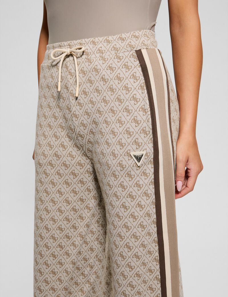 4G logo straight pant
