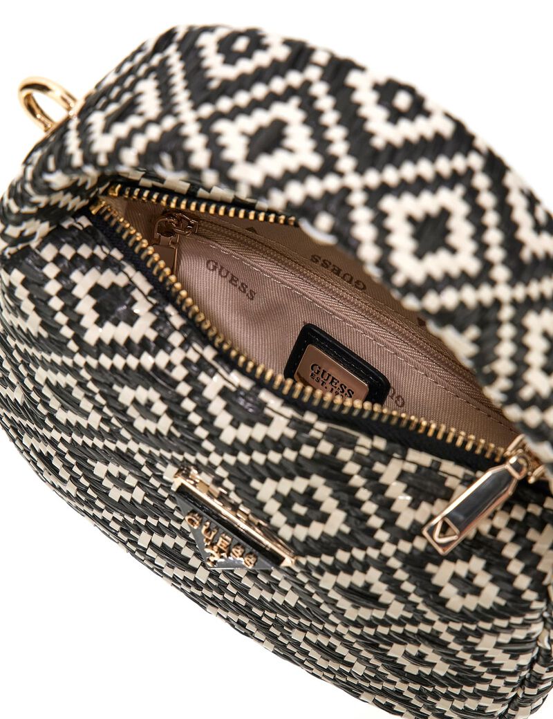 Rianee raffia mini handbag