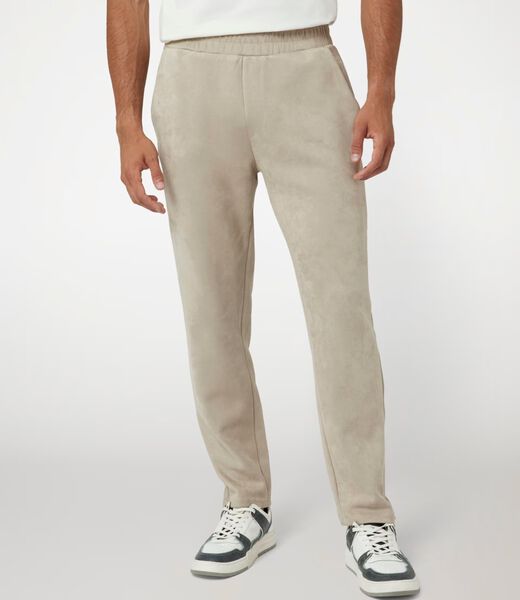 Sueded scuba pant