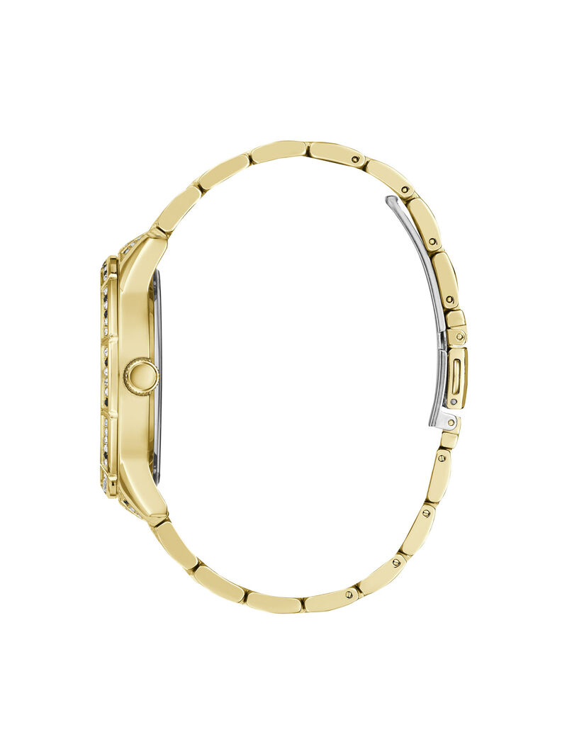 Gold And Black Multifunction Watch