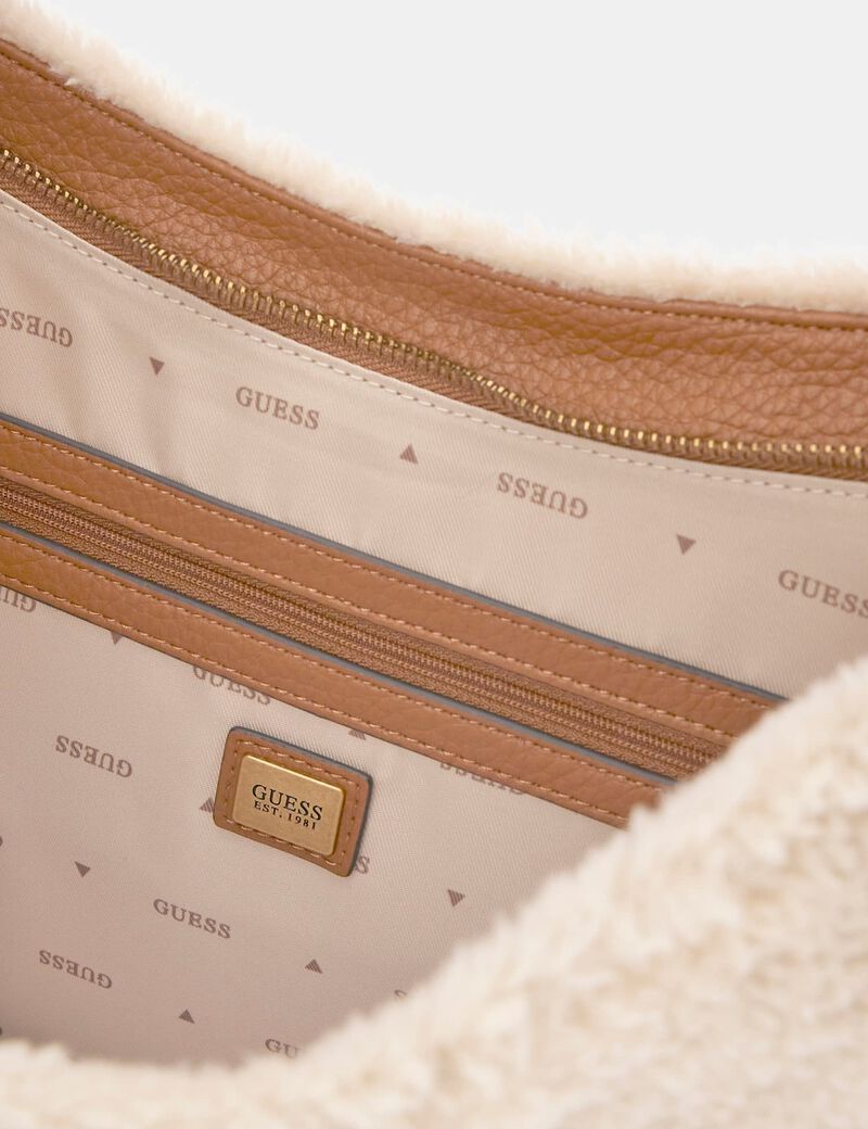 Camden faux fur shoulder bag