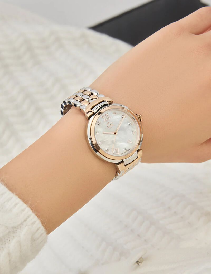 Gc Allure dual tone metal watch