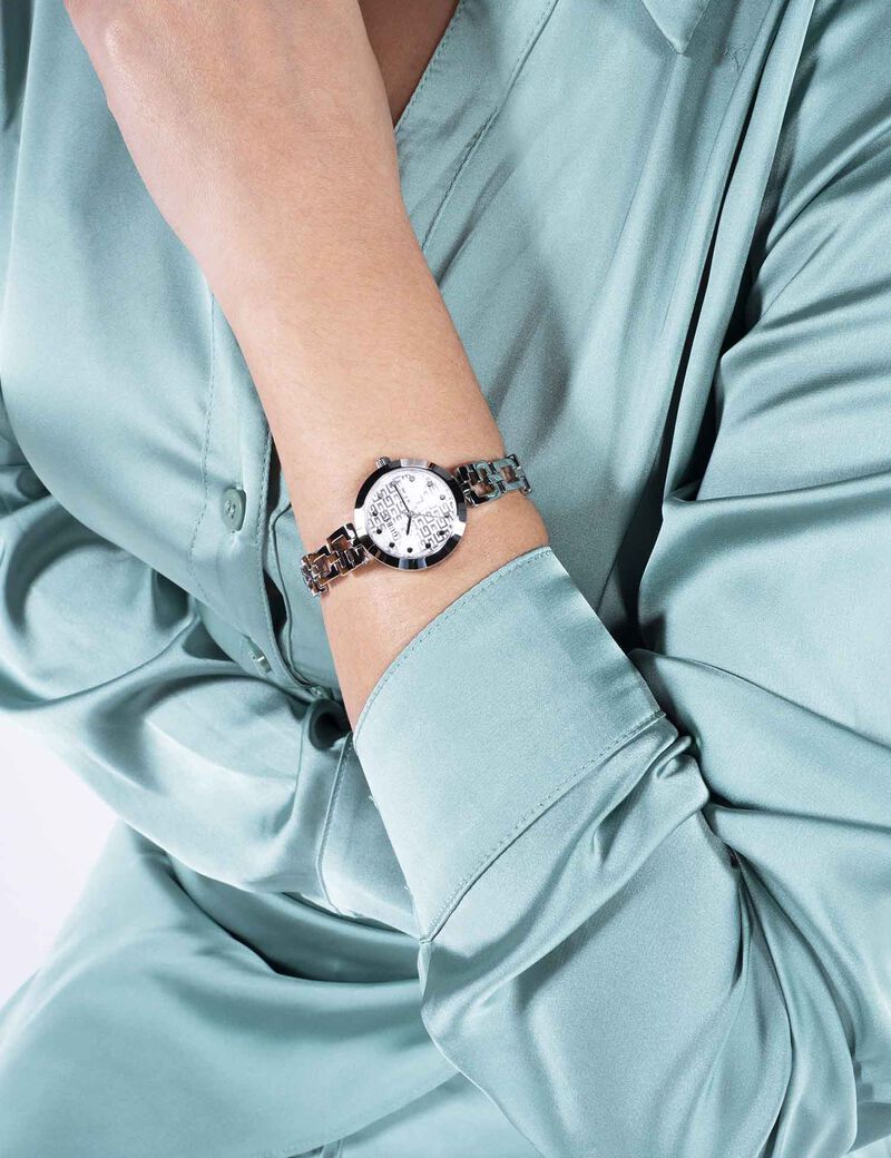 Silver-tone Analog Watch