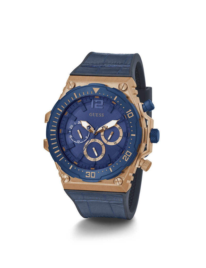 Blue Multifuction Watch