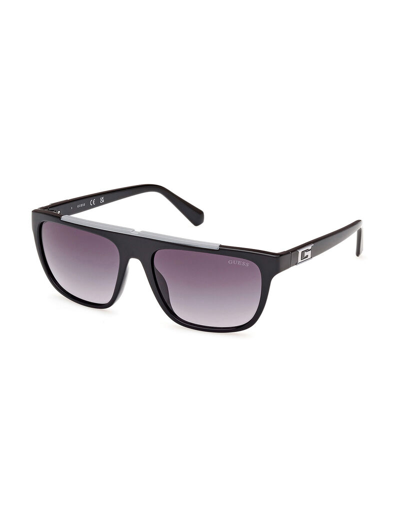 Rectangular Full Rim Sunglasses