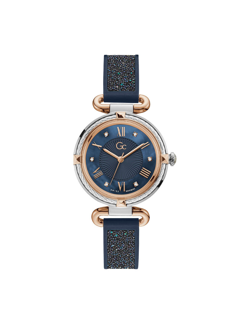 ساعة يد تناظرية بلونين