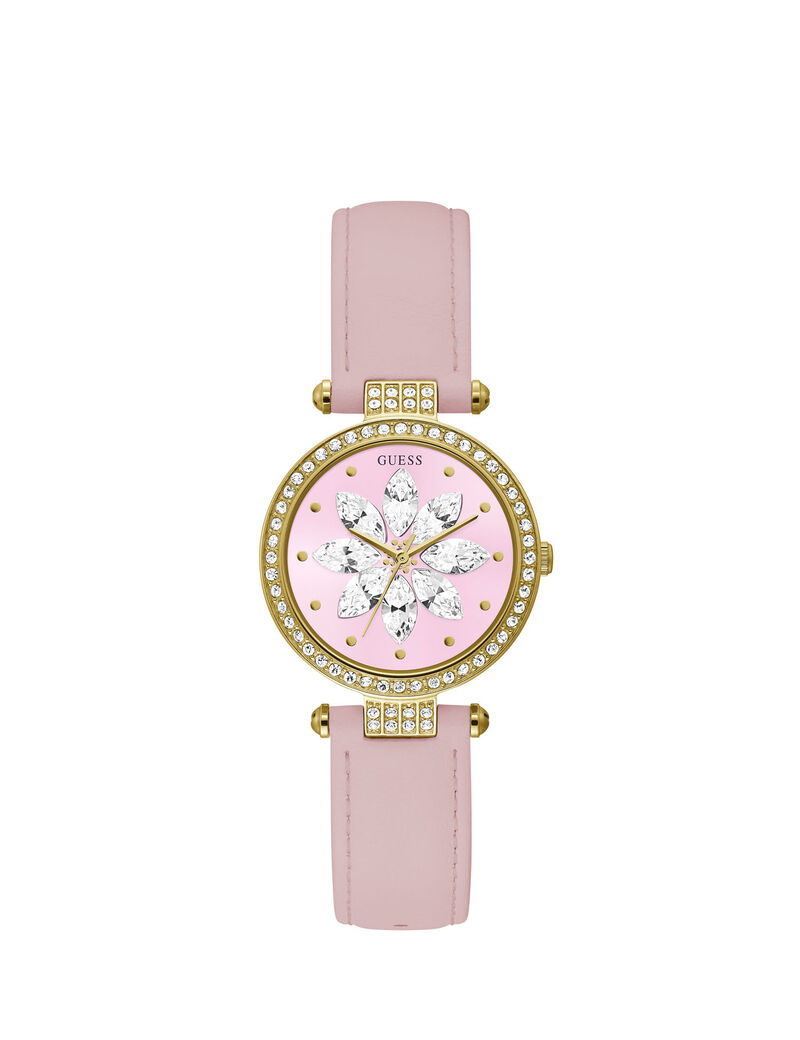 Pink Gold-Tone Analog Watch