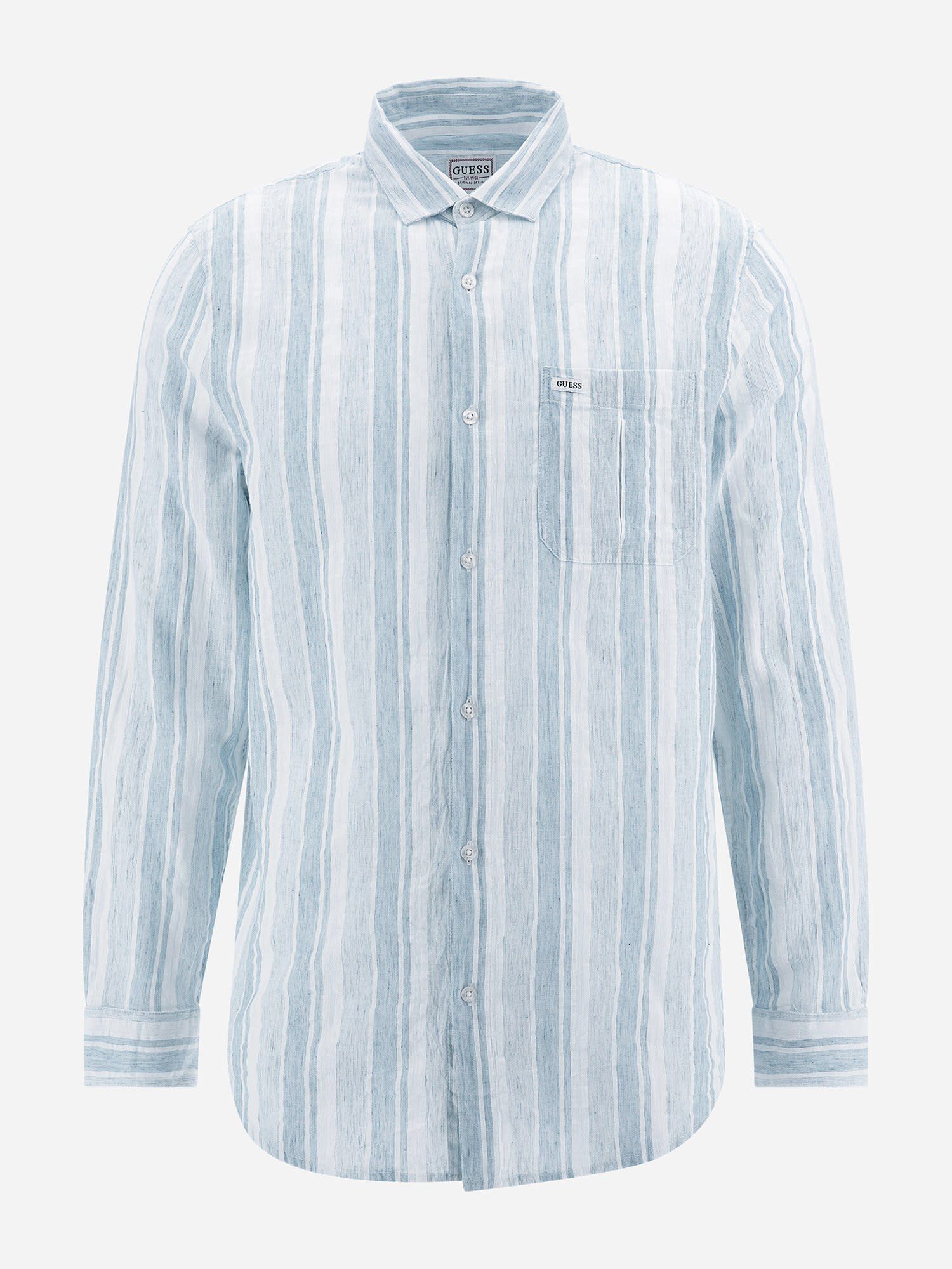 Shop GUESS Online All over striped shirt