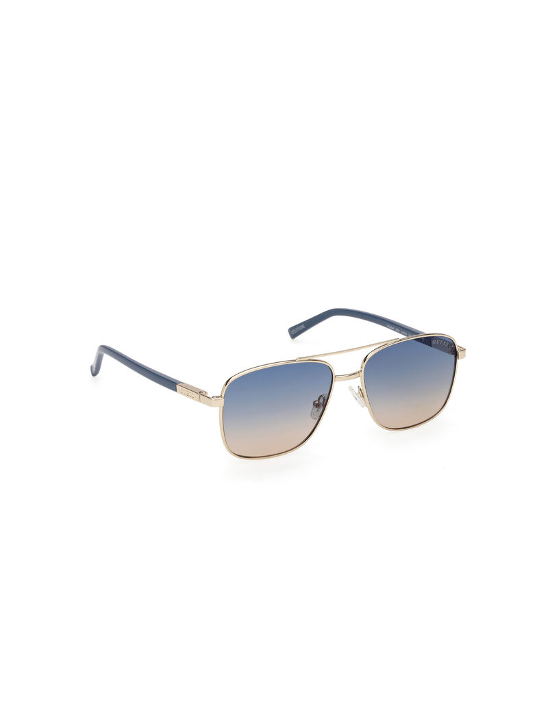 guess square metal sunglasses