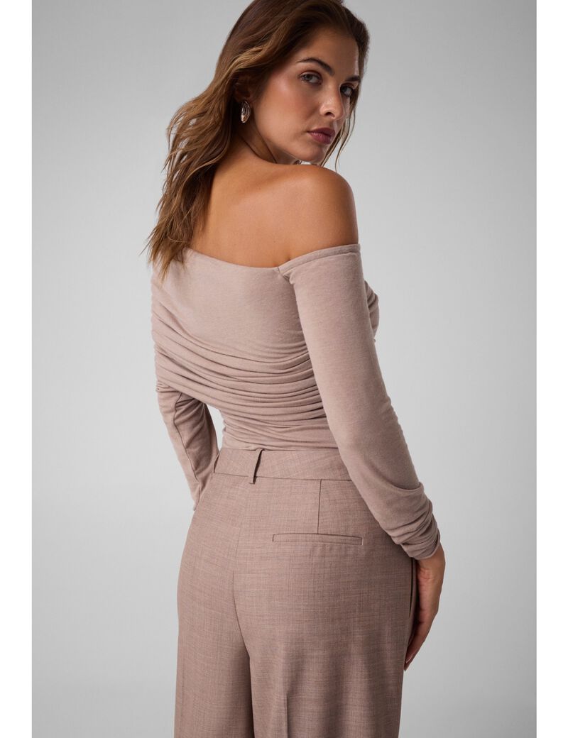 guess leonie asymetric drapery body