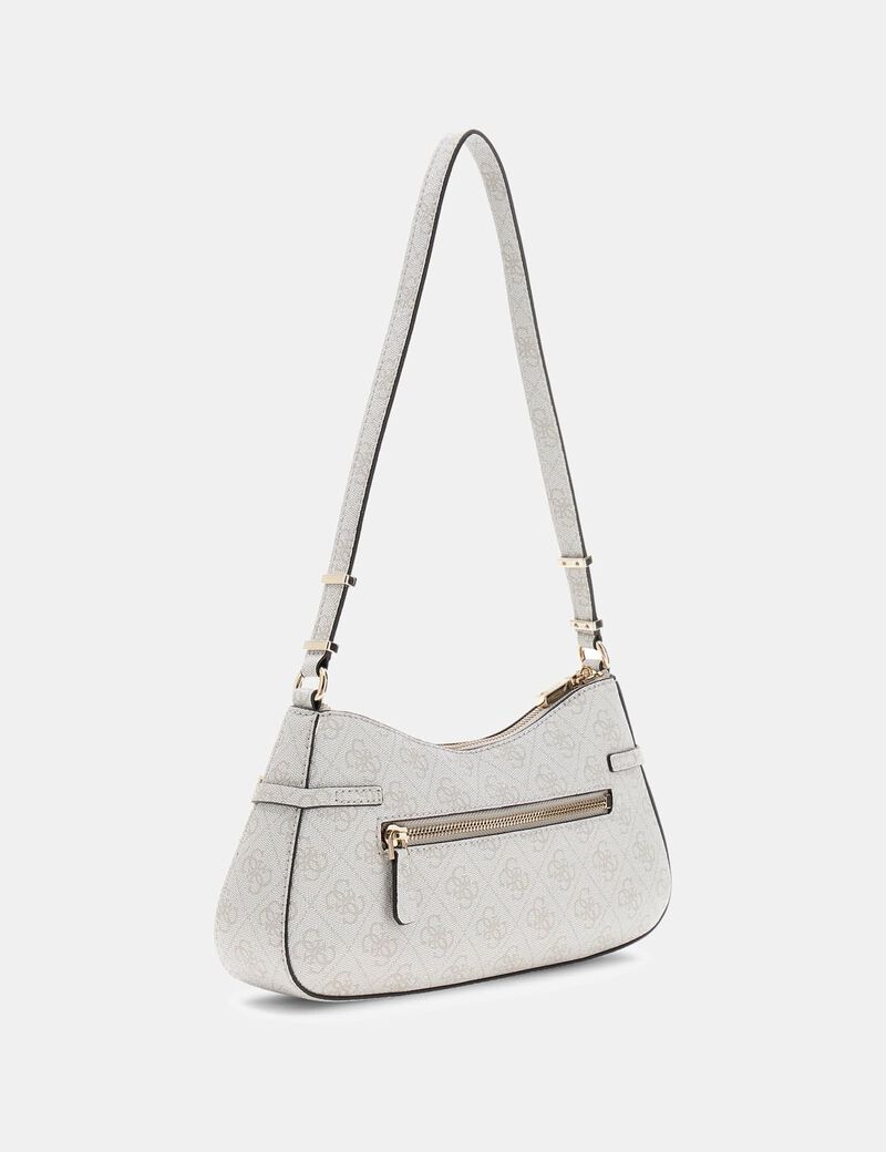 guess leona logo shoulder  bag