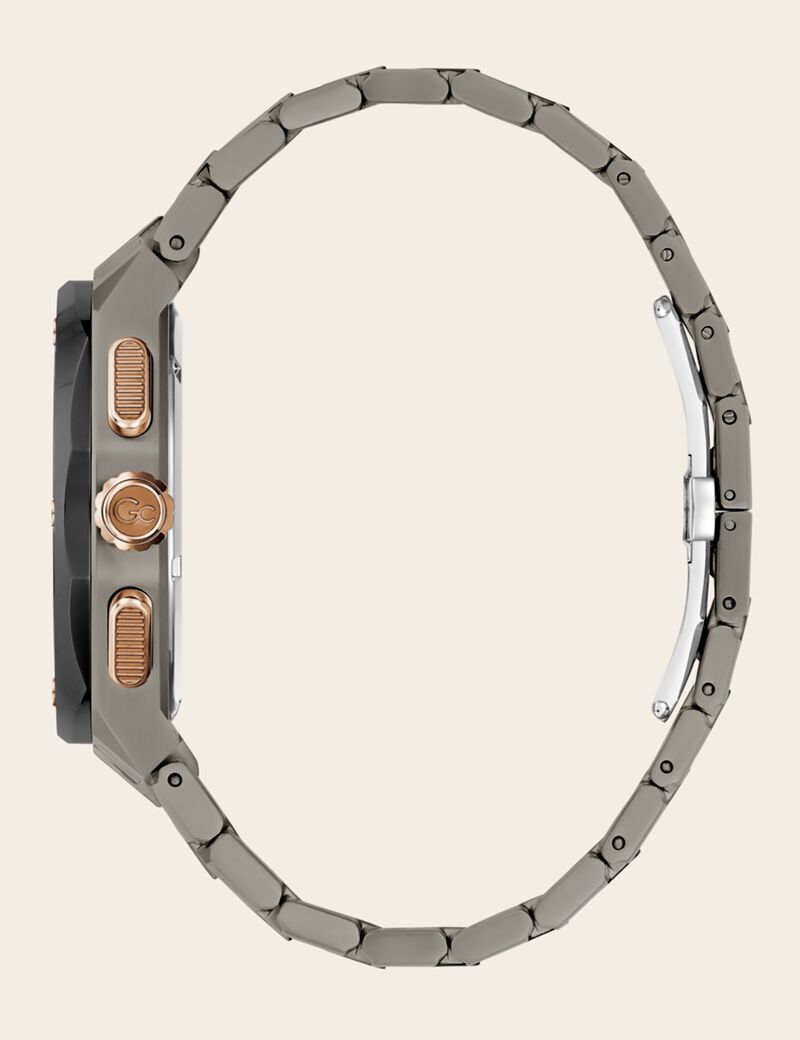 GC steel chronograph watch
